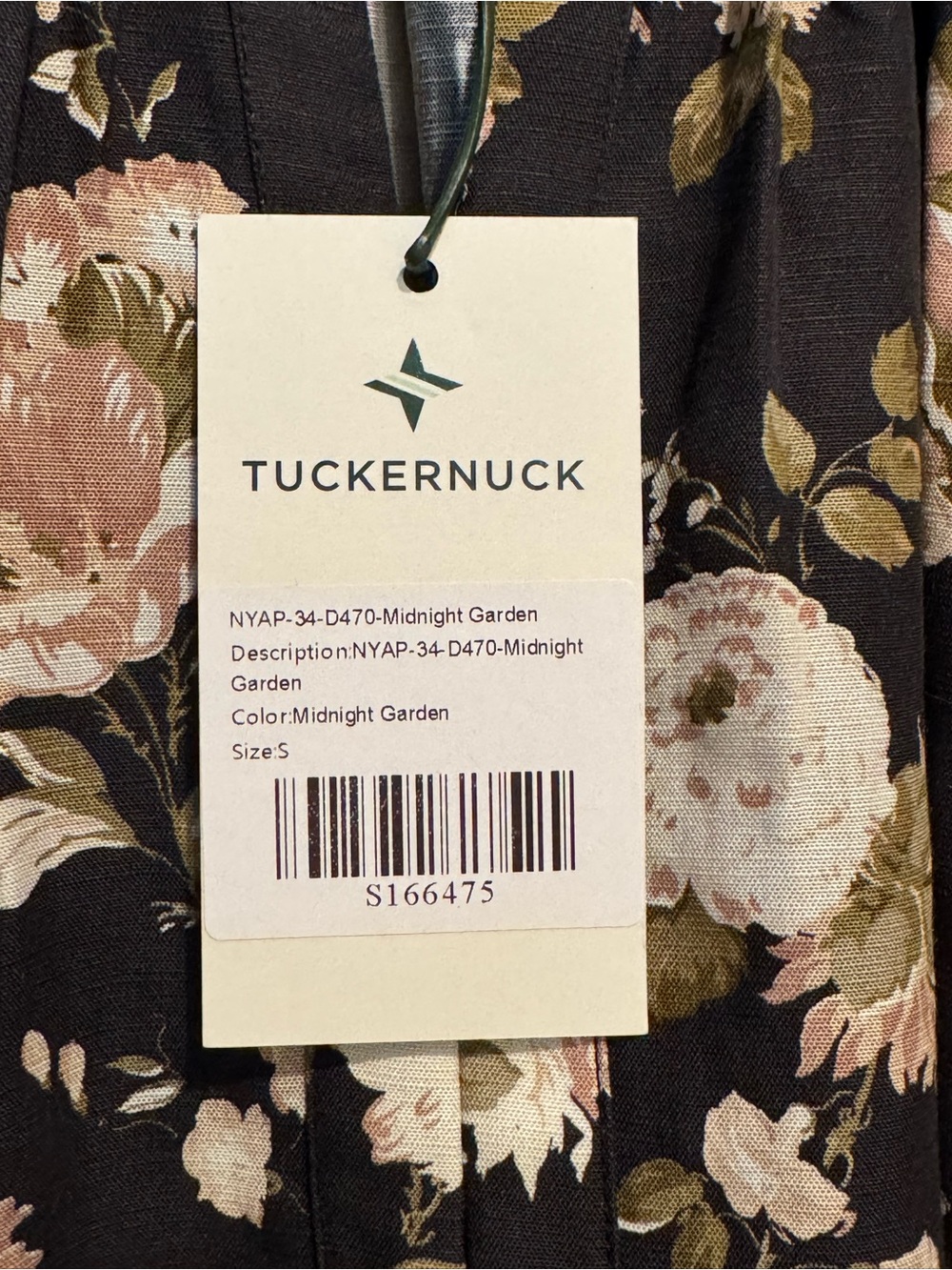 NWT Tuckernuck Midnight Garden Lyles Floral Maxi Dress - Picture 7 of 8